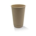 16OZ AQUEOUS COATED DW BAMBOO CUPS SLV 25 CTN 500