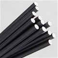 STRAW ECO JUMBO BLACK PAPER 5PLY PK220 CTN2200