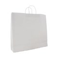 WHITE CARRY BAG EXTRA LARGE 420 X 460 X 120MM EA CTN 100