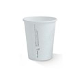 8OZ  WHITE SINGLE WALL  80M CUP BIOCUP SLV 50 CTN 1000