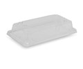 SUSHI TRAY MEDIUM PET LID 168X118X30 SLV 50 CTN 600