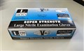 NITRILE GLOVES BLUE LARGE SUPER STRENGTH PK 100 CTN 1000