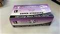 NITRILE GLOVES BLACK  LARGE SUPER STRENGTH PK 100 CTN 1000