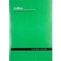 COLLINS A24 SERIES ANALYSIS BOOK 10 MONEY COLUMN FEINT RULED STAPLED 24 LEAF A4 GREEN
