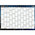 COLLINS WRITERAZE 10800 QC EXECUTIVE YEAR PLANNER LAMINATED ROLL UP 700 X 1000MM