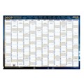 COLLINS WRITERAZE 10800 QC EXECUTIVE YEAR PLANNER LAMINATED ROLL UP 700 X 1000MM