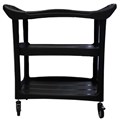 CLEANLINK UTILITY TROLLEY 3 TIER BLACK