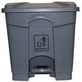 CLEANLINK RUBBISH BIN WITH PEDAL LID 30 LITRE GREY