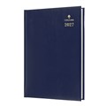COLLINS STERLING 144P59 DIARY DAY TO PAGE A4 NAVY BLUE