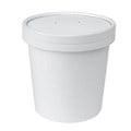 16OZ HOTCOLD TUBS WHITE PAPER SLV 25 CTN 500