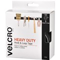 VELCRO BRAND   STICKON HEAVY DUTY HOOK AND LOOP TAPE 50MM X 25M BLACK