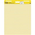 POSTIT 561 EASEL PAD RULED 635 X 775MM YELLOW