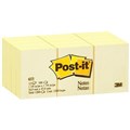 POSTIT 653 MINI NOTES 36 X 48MM CANARY YELLOW PACK 12