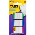 POSTIT 686LGBR DURABLE FILING TABS LINED 38MM GREENBLUERED PACK 66