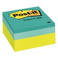 POSTIT 2054PP NOTE CUBE 76 X 76MM GREEN WAVE