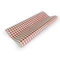GINGHAM GREASEPROOF 12 CUT RED PK200