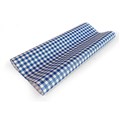 GINGHAM GREASEPROOF 12 CUT BLUE PK200