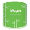 WHISPER BAMBOO 3PLY TOILET TISSUE 230 SHEET WRAPPED CTN48