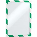 DURABLE DURAFRAME SECURITY FRAME A4 GREENWHITE PACK 2