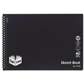 SPIRAX P534 SKETCH BOOK SPIRAL BOUND SIDE OPEN 40 PAGE A4 BLACK