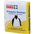 FIRST AIDERS CHOICE TRIANGULAR BANDAGE DISPOSABLE 1100 X 1550MM