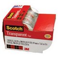 SCOTCH 3157S TRANSPARENT TAPE ON DISPENSER 19MM X 76M PACK 3