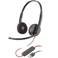 HP POLY BLACKWIRE 3220 STEREO USB A HEADSET BLACK