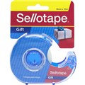 SELLOTAPE GIFT TAPE WITH DISPENSER 18MM X 25M