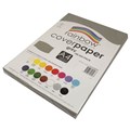 RAINBOW COVER PAPER 125GSM A4 GREY PACK 100