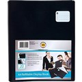 MARBIG PRO SERIES DISPLAY BOOK REFILLABLE 20 POCKET A4 BLACK