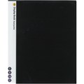 MARBIG DISPLAY BOOK NONREFILABLE SPINE INSERT 20 POCKET A4 BLACK