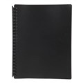 MARBIG DISPLAY BOOK REFILLABLE 20 POCKET A4 BLACK