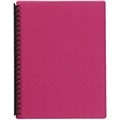 MARBIG DISPLAY BOOK REFILLABLE 20 POCKET A4 PINK
