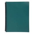 MARBIG DISPLAY BOOK REFILLABLE 20 POCKET A4 DARK GREEN