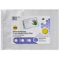 MARBIG HEAVY DUTY SHEET PROTECTORS LANDSCAPE A3 PACK 100