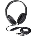 KENSINGTON USBC HEADPHONES WITH USBA ADAPTER BLACK