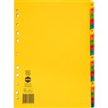 MARBIG DIVIDER MANILLA AZ TAB A4 BRIGHT ASSORTED