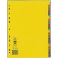 MARBIG DIVIDER MANILLA 120 TAB A4 BRIGHT ASSORTED