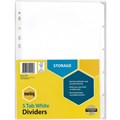 MARBIG DIVIDER MANILLA 5TAB A4 WHITE