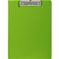 MARBIG CLIPFOLDER PE A4 SUMMER COLOURS LIME GREEN