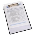 MARBIG CLEARVIEW CLIPBOARD WITH INSERT COVER A4 BLACK