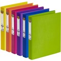 MARBIG LINEN RING BINDER PE 2D 25MM A4 ASSORTED