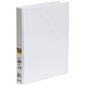MARBIG CLEARVIEW INSERT RING BINDER 2D 25MM A4 WHITE