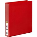 MARBIG CLEARVIEW INSERT RING BINDER 4D 38MM A4 RED