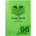 SPIRAX P134 GRAPH BOOK 5MM GRID 96 PAGE A4 GREEN