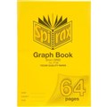 SPIRAX P136 GRAPH BOOK 8MM GRID 64 PAGE A4 YELLOW