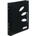 COLOURHIDE ZIP RING BINDER PP 2D 25MM A4 BLACK