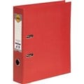 MARBIG LINEN LEVER ARCH FILE PE 75MM A4 BRIGHT RED