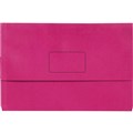 INITIATIVE DOCUMENT WALLET 345 X 225MM PINK PACK 50