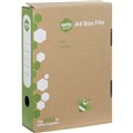 MARBIG ENVIRO BOX FILE SPRING FITTING 80MM A4 80MM KRAFT